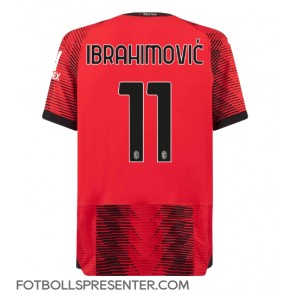 AC Milan Zlatan Ibrahimovic #11 Hemma Matchtröja 2023-24 Kortärmad